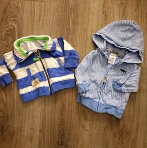 CARTERS Newborn Zip-up Sweaters